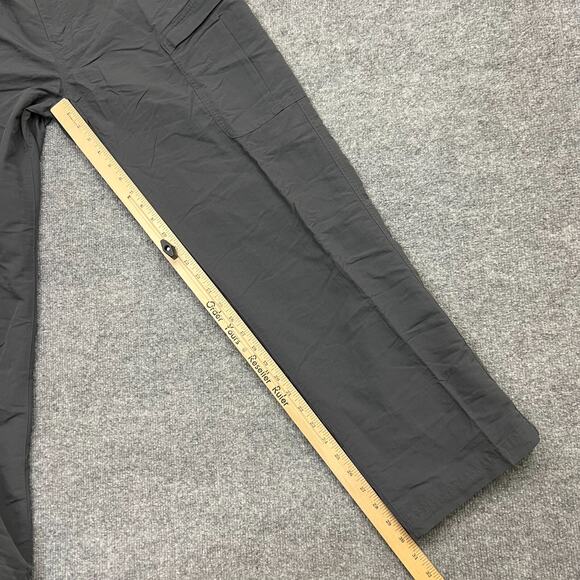 REI Hiking Pant Mens 36X32 Gray Nylon Outdoor Performance Mid Rise Cargo Pocket - Picture 9 of 10